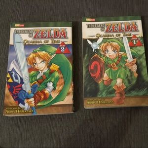 Legend of Zelda Manga Set Ocarina of time part 1 & 2